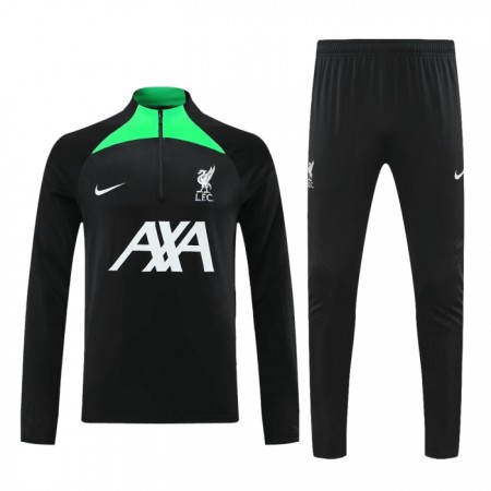 Liverpool Treningowa 2023-24 Czarny Kvarts-Dragkedja